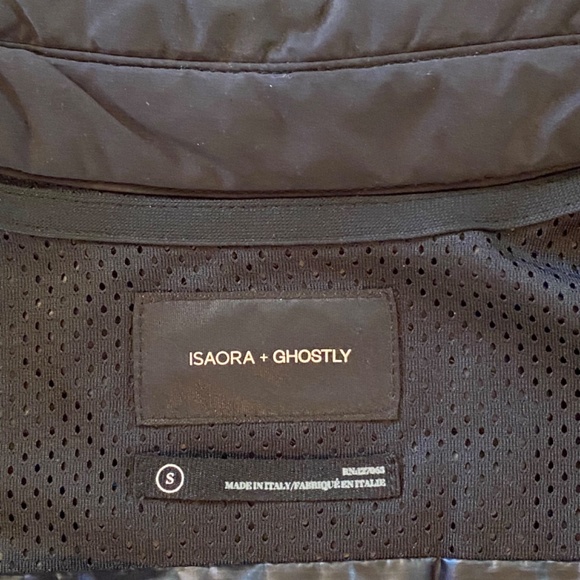 Isaora + Ghostly International Quilted Shirt Jacket Button Up Men's Size S Black - Picture 7 of 8